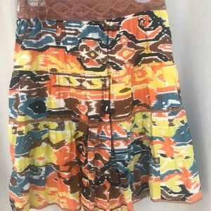 Aztec Patterned Skirt